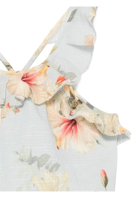 Top con stampa ZIMMERMANN KIDS | 7284TSS263BLUE HIBISCUS